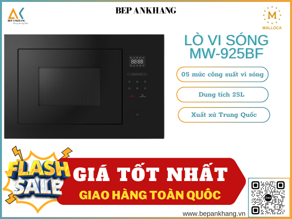 Lò Vi Sóng Âm Tủ MW-925BF - Dung tích 25L 